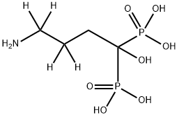 Alendronate D4 sodium salt (major) Struktur