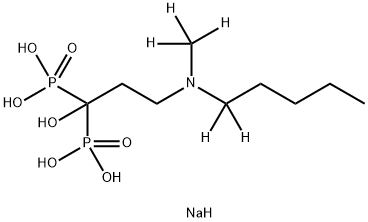 Ibandronate D5 sodium salt Struktur