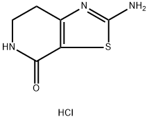 2-Amino-6,7-dihydrothiazolo[5,4-c]pyridin-4(5H)-one hydrochloride Struktur