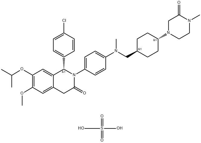 NVP-CGM097 (sulfate) Struktur