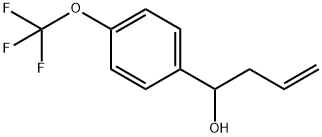 1-[4-(Trifluoromethoxy)phenyl]but-3-en-1-ol Struktur