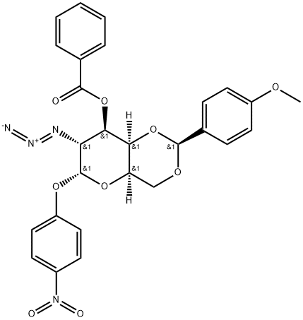 α-D-Galactopyranoside, 4-nitrophenyl 2-azido-2-deoxy-4,6-O-[(S)-(4-methoxyphenyl)methylene]-, 3-benzoate