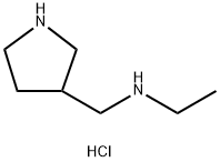 N-(Pyrrolidin-3-ylmethyl)ethanamine 2HCl Struktur