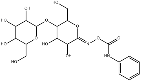 O-(cellobiosylidenamino) N-phenylcarbamate Struktur