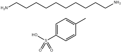 1,10-Decanediamine, 4-methylbenzenesulfonate (1:2) Struktur