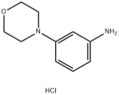 3-(4-Morpholinyl)anilinedihydrochloride Struktur