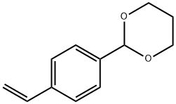 2-(4-Ethenylphenyl)-1,3-dioxane Struktur