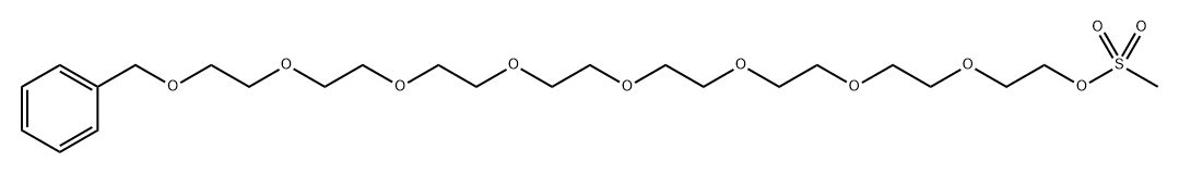 Benzyl-PEG8-MS Struktur