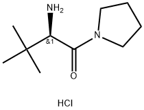 (R)-2-amino-3,3-dimethyl-1-(pyrrolidin-1-yl)butan-1-one hydrochloride Struktur