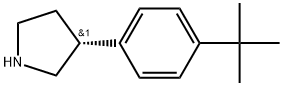 (R)-3-(4-tert-butylphenyl)pyrrolidine Struktur