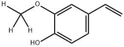 [2H3]-p-Vinylguaiacol Struktur