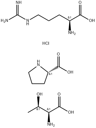 POLY(ARG, PRO, THR) HYDROCHLORIDE Struktur