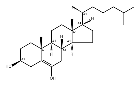 Cholest-5-ene-3,6-diol, (3β)- Struktur