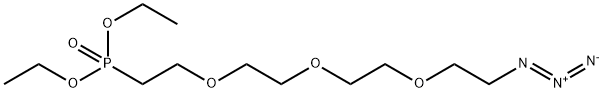 Azido-PEG3-phosphonic acid ethyl ester Struktur