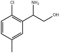 2-amino-2-(2-chloro-5-methylphenyl)ethanol Struktur