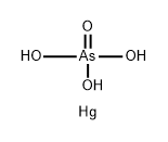 Quecksilber(II)-arsenat Struktur