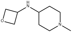 1-methyl-N-(oxetan-3-yl)piperidin-4-amine Struktur