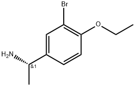 (S)-1-(3-bromo-4-ethoxyphenyl)ethanamine Struktur