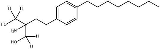 Fingolimod-d4 Struktur