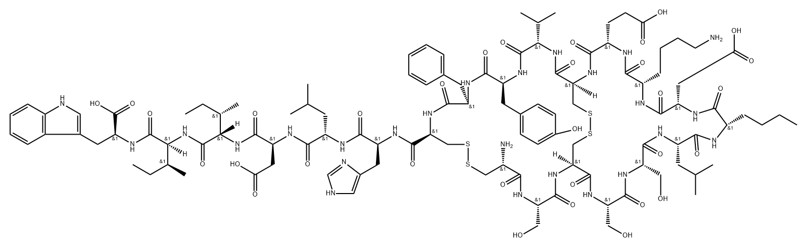 endothelin, Nle(7)- Struktur