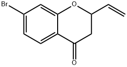 7-bromo-2-vinylchroman-4-one Struktur