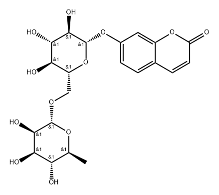 Umbelliferone 7-O-Rutinoside Struktur