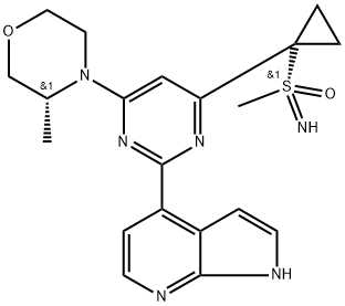 (S)-AZD6738 Struktur