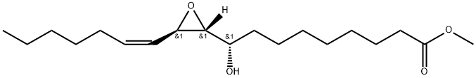 Oxiranenonanoic acid, 3-(1Z)-1-heptenyl-θ-hydroxy-, methyl ester, (θS,2R,3R)- (9CI) Struktur