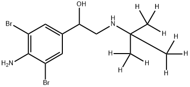 BroMbuterol-D9 Struktur