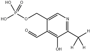 PYRIDOXAL PHOSPHATE (MIX OF 5-,3-ISOMERS) (METHYL-D3, 97%) CHEMICAL PURITY 97% Struktur