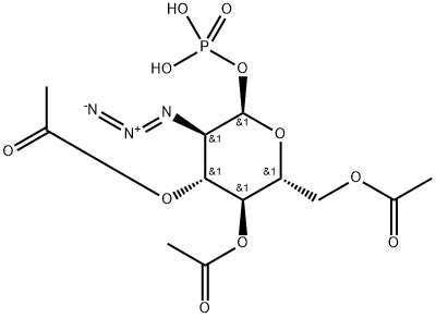 α-D-Glucopyranose, 2-azido-2-deoxy-, 3,4,6-triacetate 1-(dihydrogen phosphate)