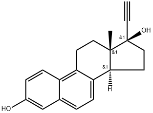 Equilenin 17β-Dihydro 17α-Ethinyl Impurity Structure