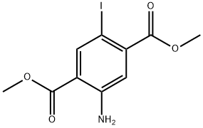 Dimethyl 2-amino-5-iodoterephthalate Struktur