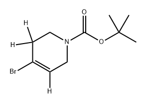 1-N-Boc-3,6-Dihydro-2H-4-bromopyridine(3,5,5-d3) Struktur