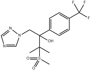 (R)-3-methyl-3-(methylsulfonyl)-1-(1H-1,2,4-triazol-1-yl)-2-(4-(trifluoromethyl)phenyl)butan-2-ol(WX192353) Struktur