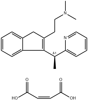 (S)-(+)-Dimethindene maleate Struktur