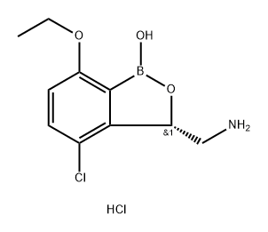 LeuRS-IN-1 hydrochloride Struktur