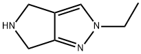 2-ethyl-2,4,5,6-tetrahydropyrrolo[3,4-c]pyrazole Struktur