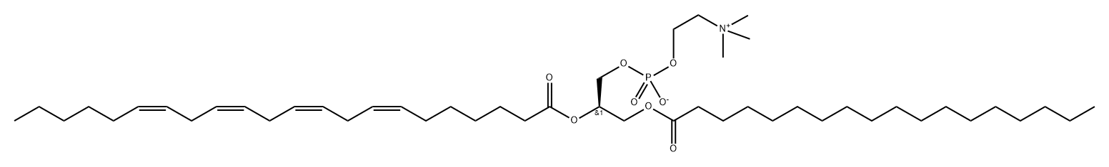 1-Stearoyl-2-Adrenoyl-sn-glycero-3-PC Struktur