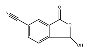 7-cyano-3-hydroxyphthalide Struktur