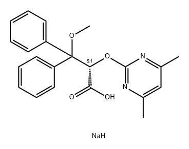 Ambrisentan sodium salt Struktur