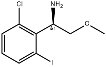 （R）-1-(2-chloro-6-iodophenyl)-2-methoxyethanamine Struktur