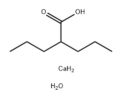 Calciumvalproat-dihydrat Struktur