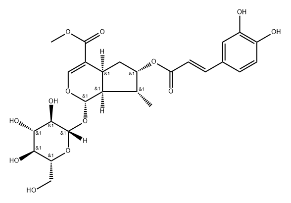 7-caffeoylloganin Struktur