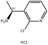 (S)-1-(2-chloropyridin-3-yl)ethan-1-amine hydrochloride Struktur