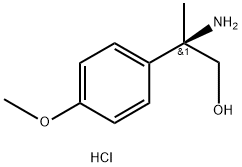 Benzeneethanol,β-amino-4-methoxy-β-methyl-,hydrochloride(1:1),(βR)- Struktur