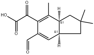 clavicoronic acid Struktur