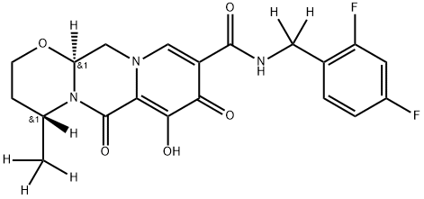 Dolutegravir-d6 Struktur