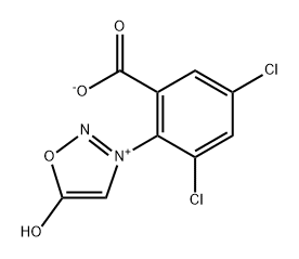 1,2,3-Oxadiazolium, 3-(2-carboxy-4,6-dichlorophenyl)-5-hydroxy-, inner salt