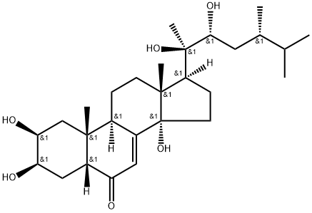 Polyporusterone A Struktur